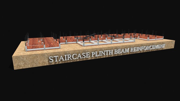 5_1 staircase pb reinforcement 3D Model