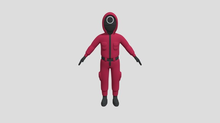 Red Soldier FROM SQUID GAME 3D Model