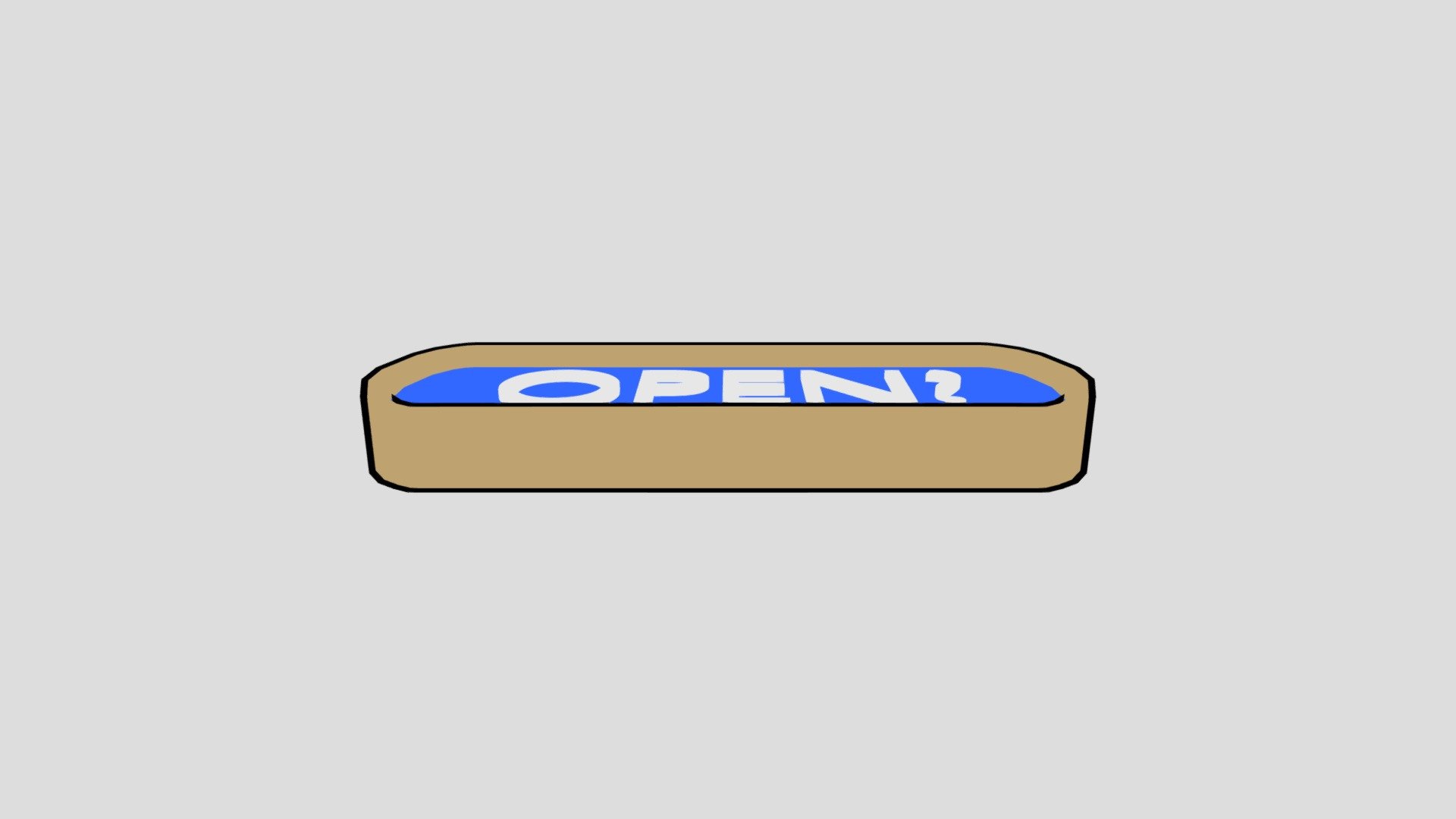 Open Button - Download Free 3D model by Pairadice City (@PairadiceCity ...