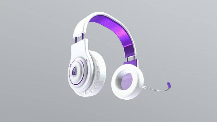 Headphones v6 (Game ready) 3D Model