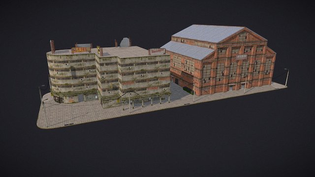 Abandoned building 3D Model