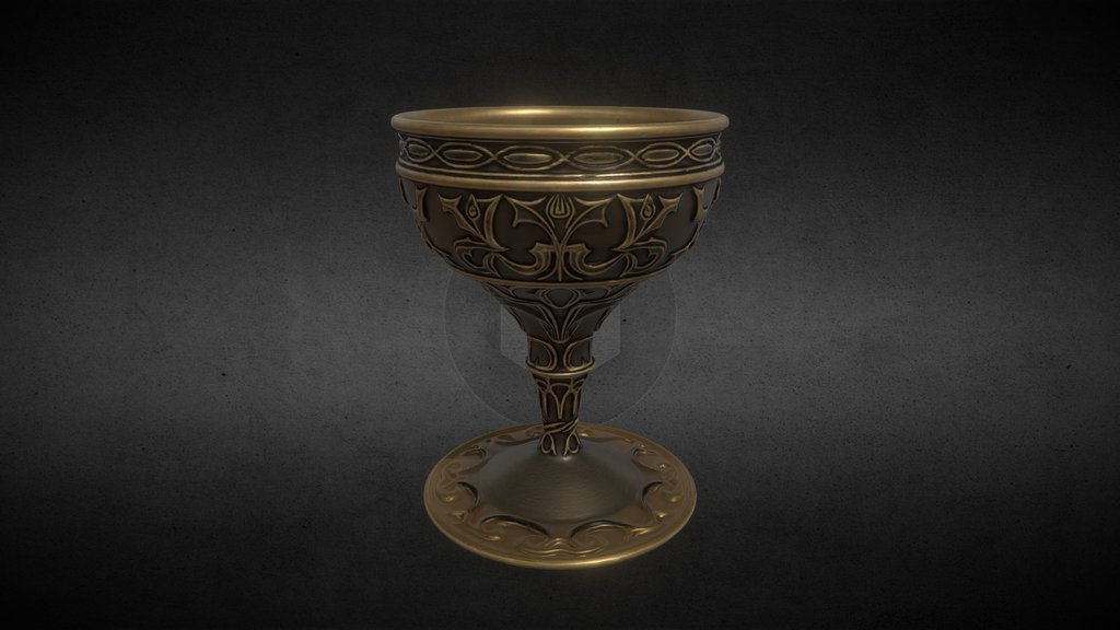 Ornate+goblet+3d+model