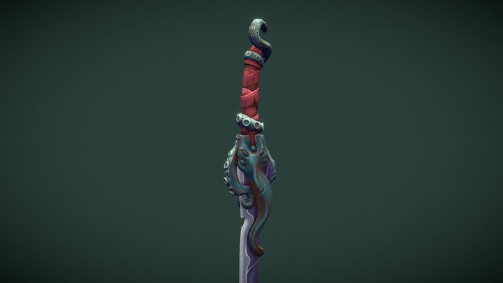 Kraken Sword 3D Model