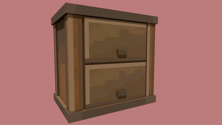 Wooden case 3D Model