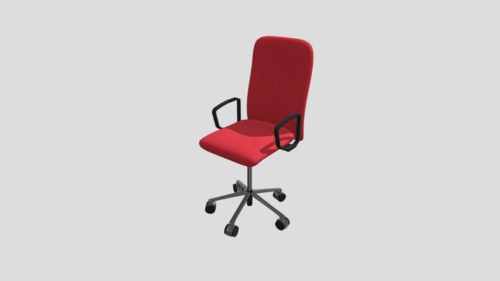 Ergonomic office chair 3D Model