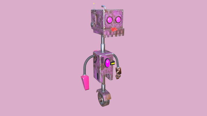 Robot maid 3D Model