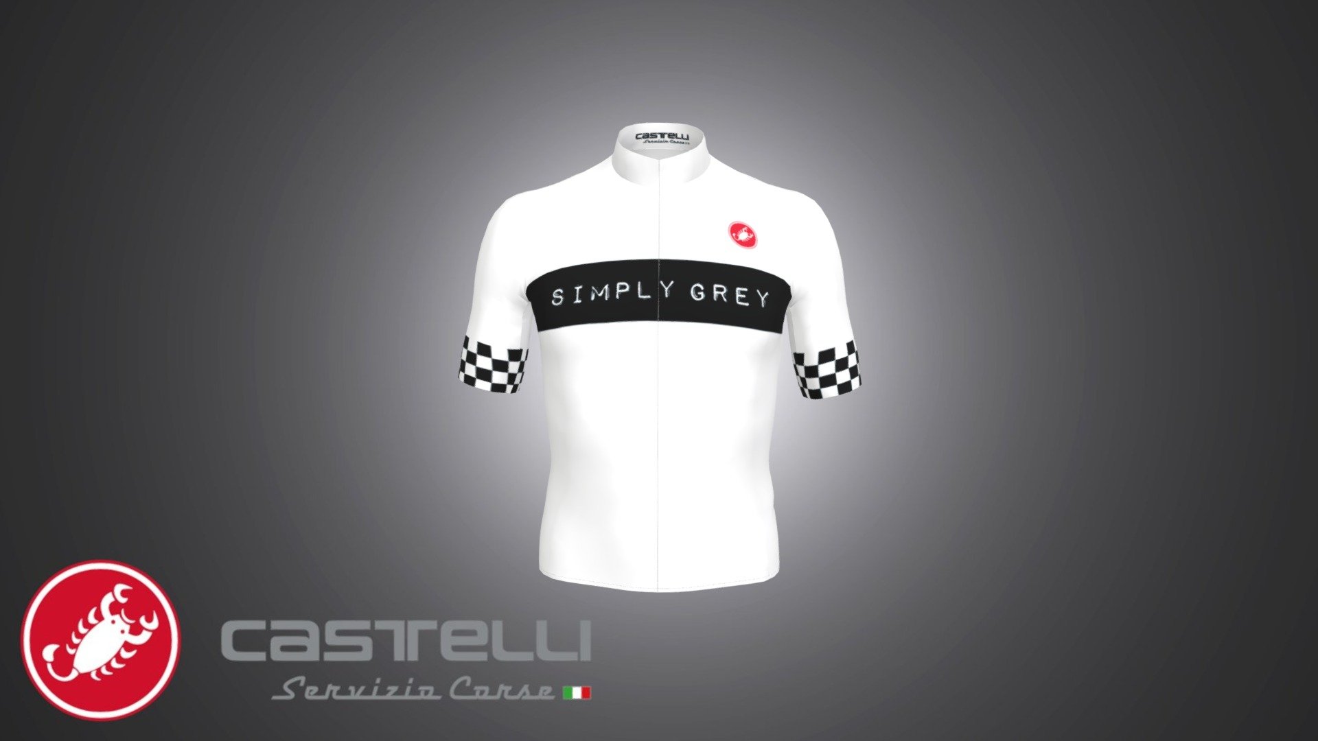 SC20103_SIMPLY GREY_4300412 SQUADRA JERSEY_WHITE - 3D model by Castelli ...