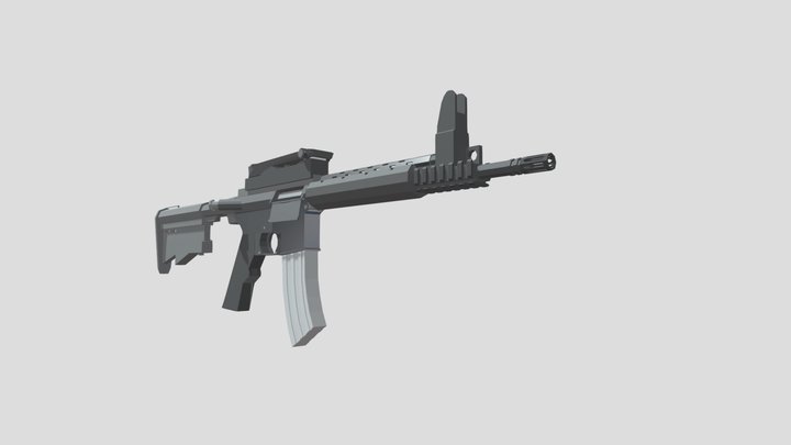 Low poly LR-300 3D Model