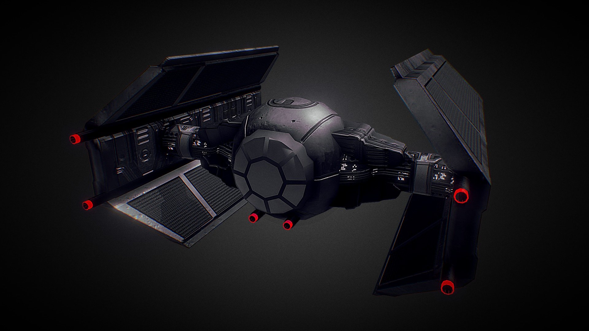 Darth Vader's TIE-Fighter - Download Free 3D model by CohiTrippy  (@CohiTrippy) [111941f]