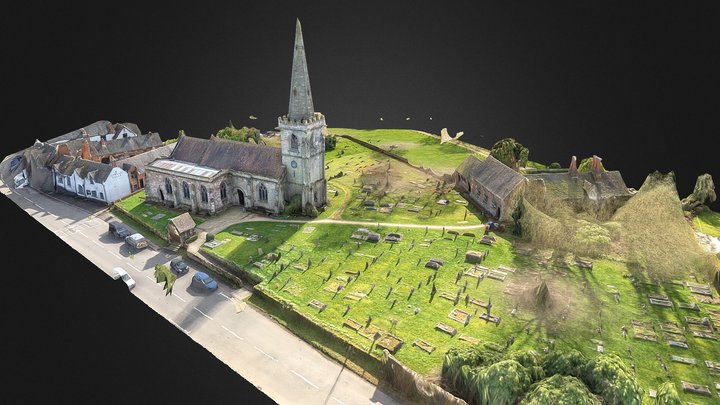 St Mary Rolleston on Dove – Free 3D Model STL