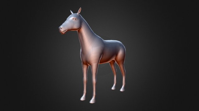 Horse Basemesh Free Download 3D Model