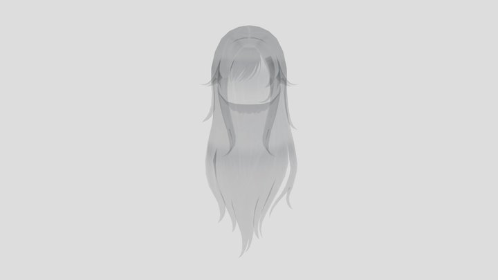 Ayano Untied Hair By Noice Potato 3D Model