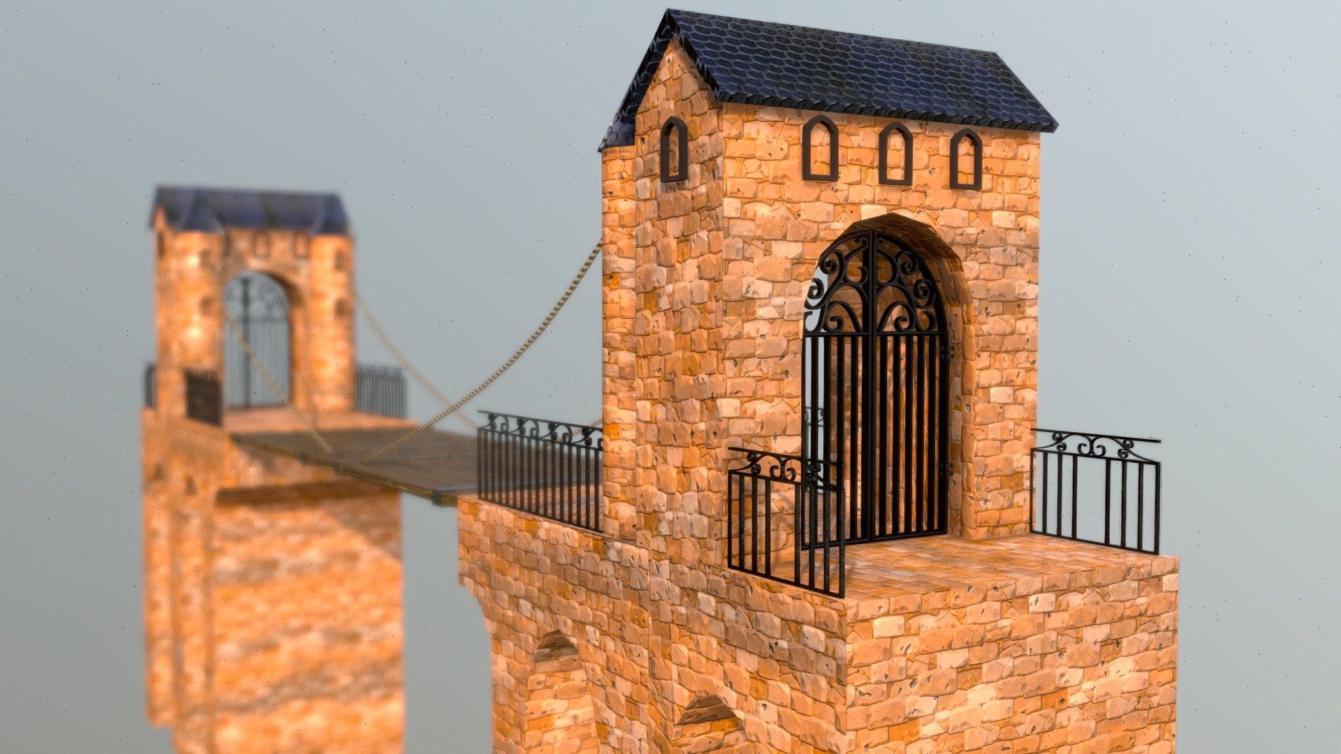 Drawbridge - Download Free 3D model by camilladahlen [111a424] - Sketchfab