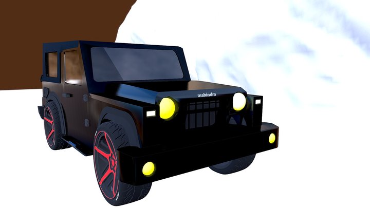 Mahindra Thar 3D Model