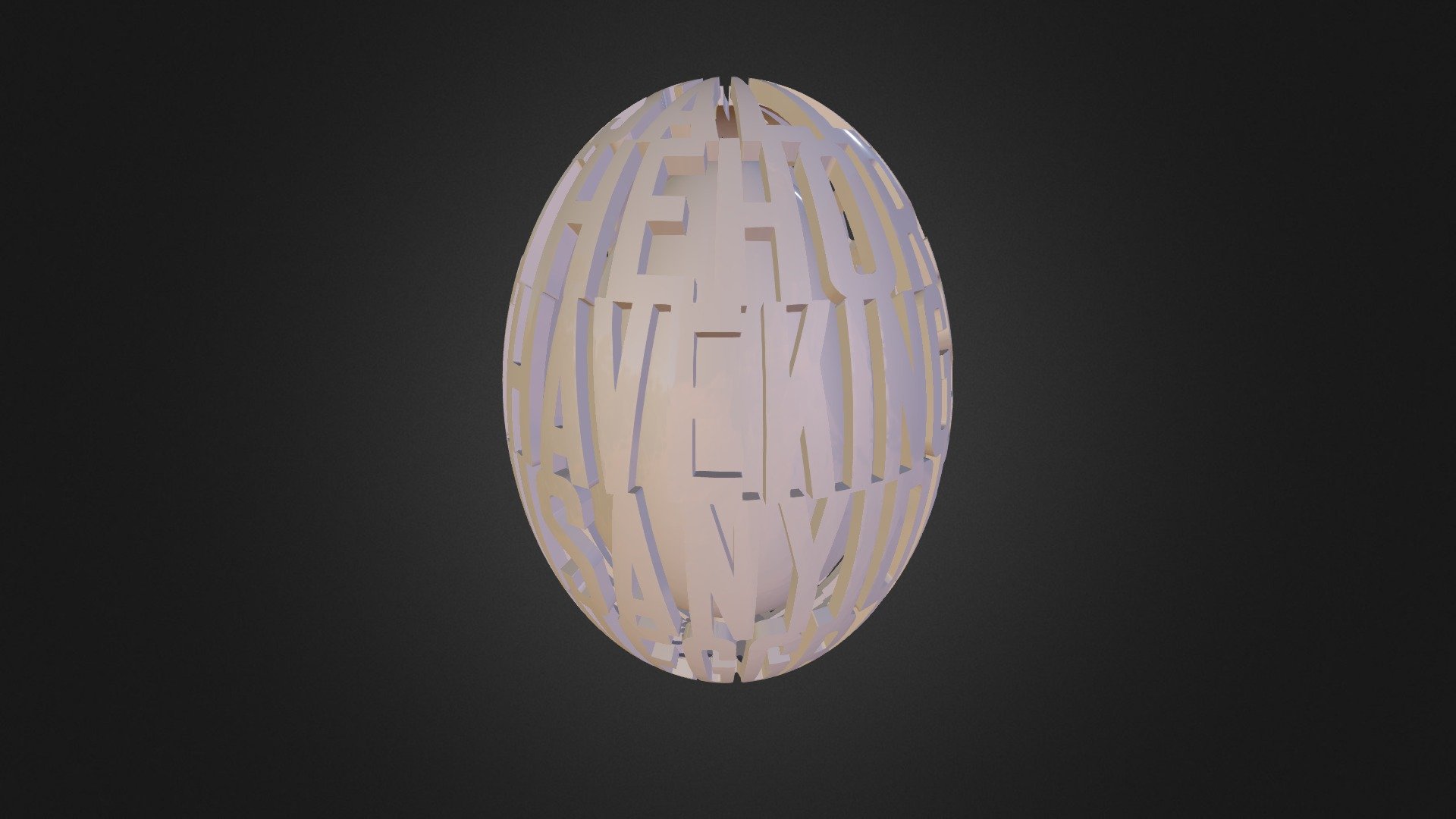 Elliott GrubElliott Grubb - 3D Egg