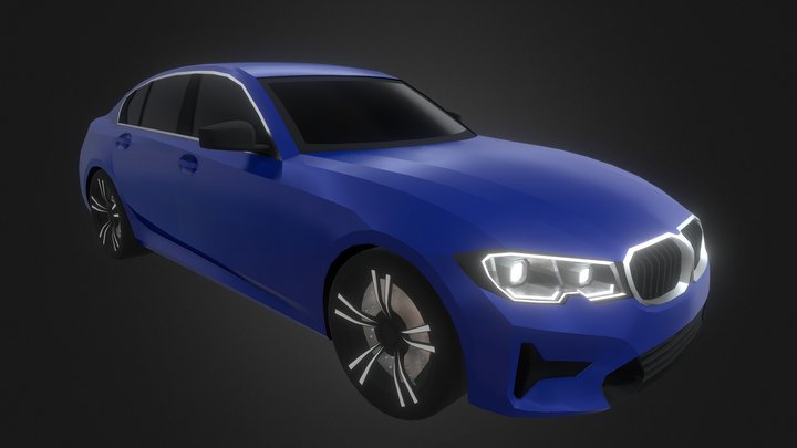 BMW G20 330i Sedan 2020 - MidPoly 3DModel 3D Model