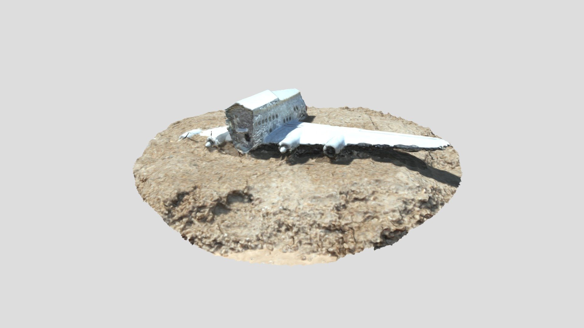 Calshot Sunderland Flying Boat Wreck - 1st Model