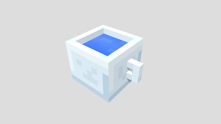 Water Cup 3D Model