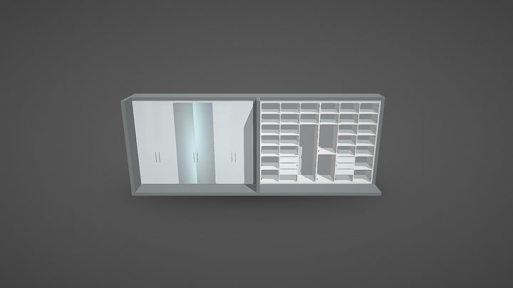 039. Шкаф 3D Model