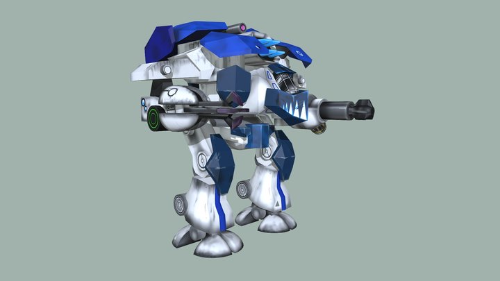 BEHEMOTH Heavy War Mech 3D Model