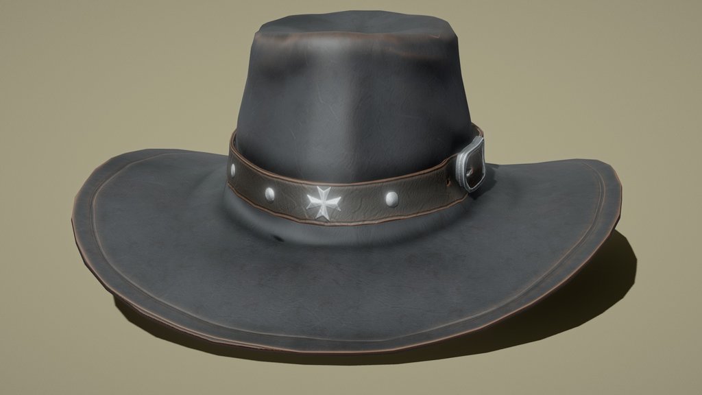 low_poly COWBOY HAT🎩