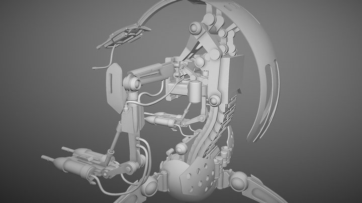 Droideka - Star Wars 3D Model