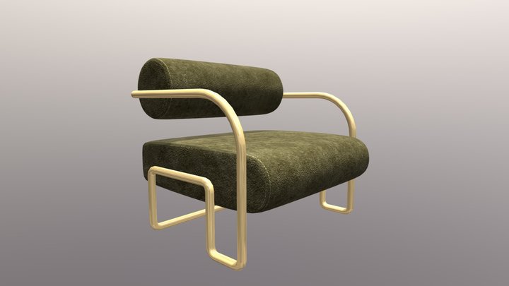 Leather Chair 3D Model