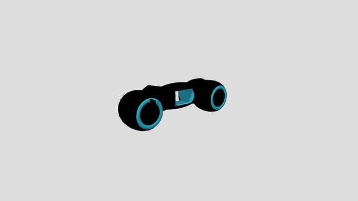 moto de tron 3D Model
