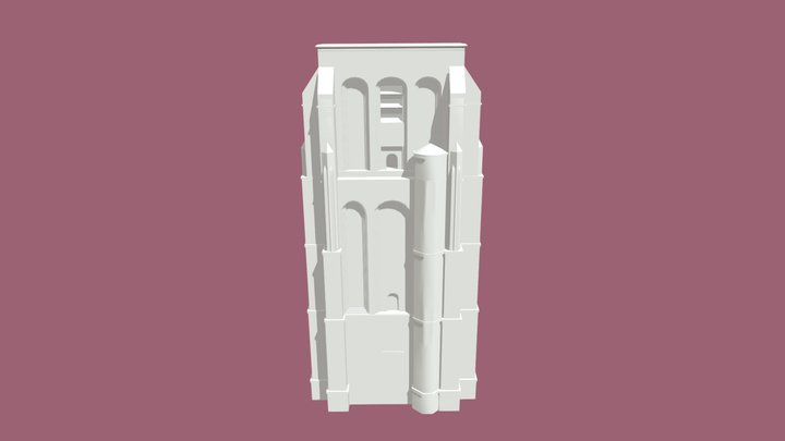 Oldehove Tower 3D Model