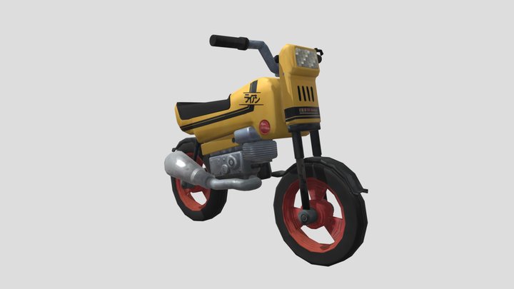 Stylized Motorcycle @ryan007oliver 3D Model