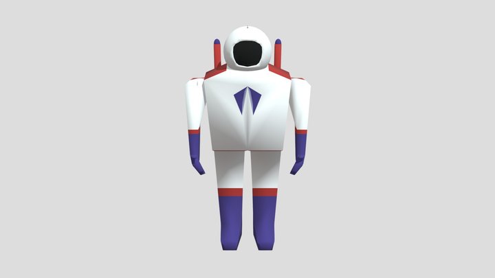 Astronot_low_poly