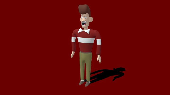 John F. Kennedy (Clone High) 3D Model