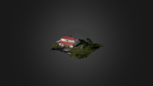 modélisation 3D d'une maison , Martinique 3D Model