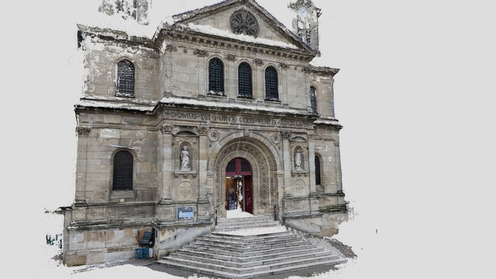 Église Saint-Jacques-Saint-Christophe 3D Model
