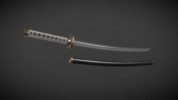 Japanese Katana 3D Model
