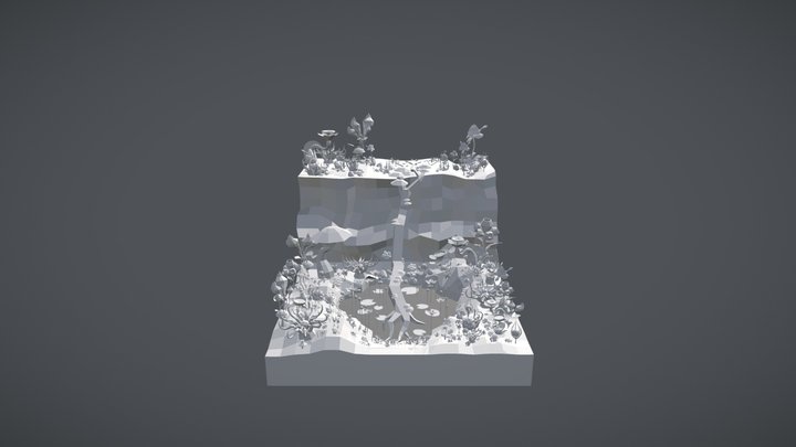 Avatar Blocking - Pond 3D Model