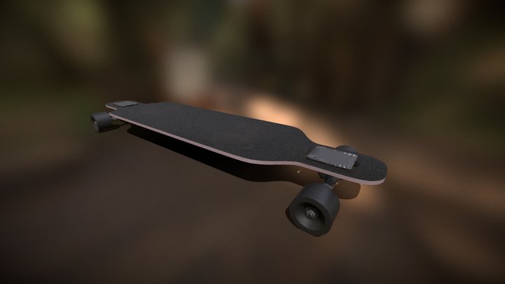 Longboard 3D Model