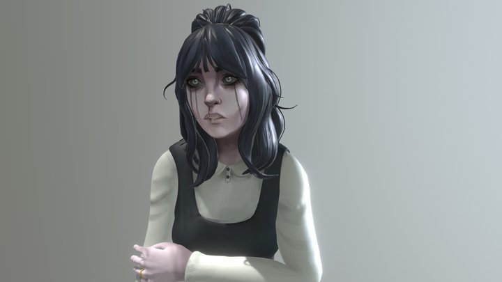 Megan Dead 3D Model