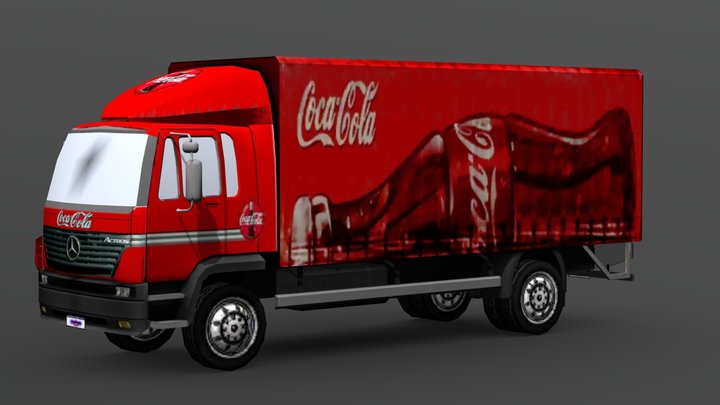 mercedes-benz truck coca cola