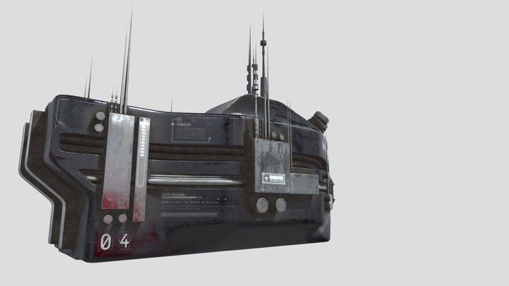 Spaceship 3D Model