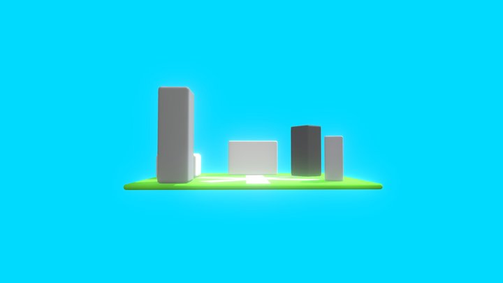 The Big City 3D Model