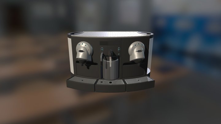 Coffee Machine SubD 3D Model