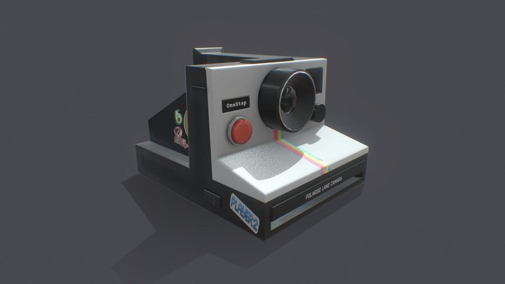 Polaroid Land Camera 3D Model