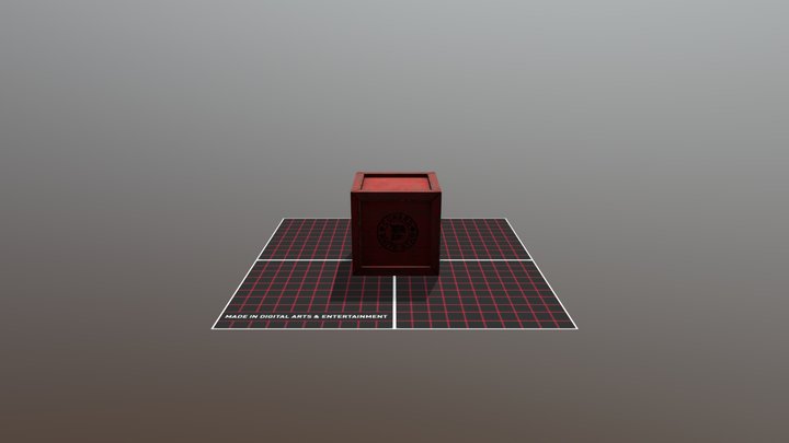 Crate DAE 16 3D Model