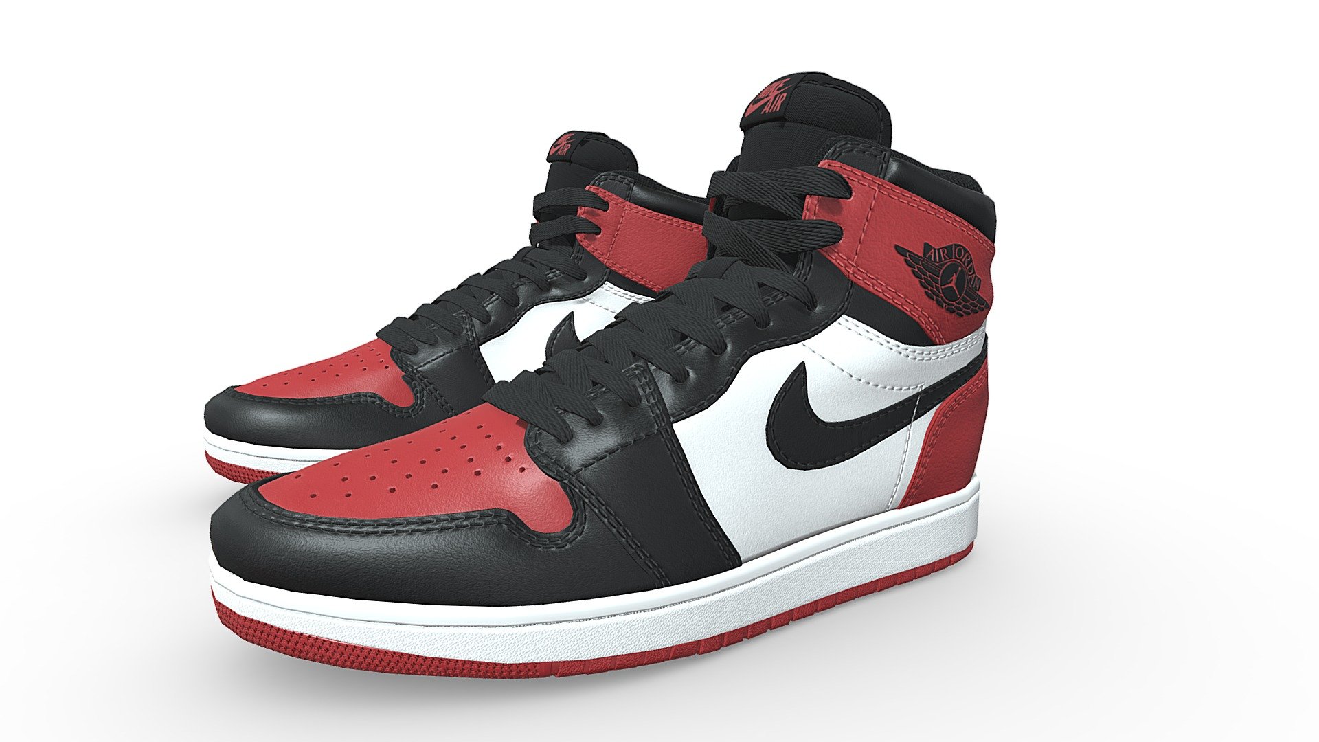 Air Jordan 1 Retro High - Buy Royalty Free 3D model by aimadbro ...