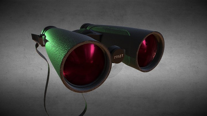 Post Apocalypse Binoculars 3D Model