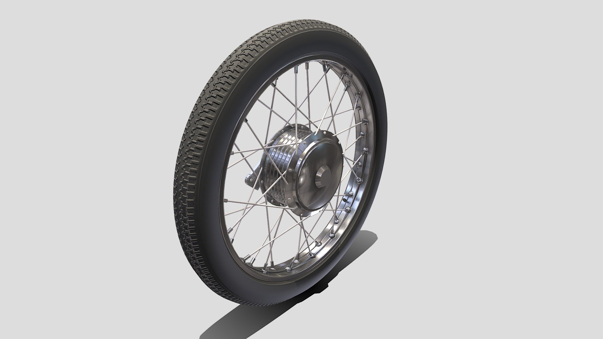 Moped wheel low poly Buy Royalty Free 3D model by dragosburian