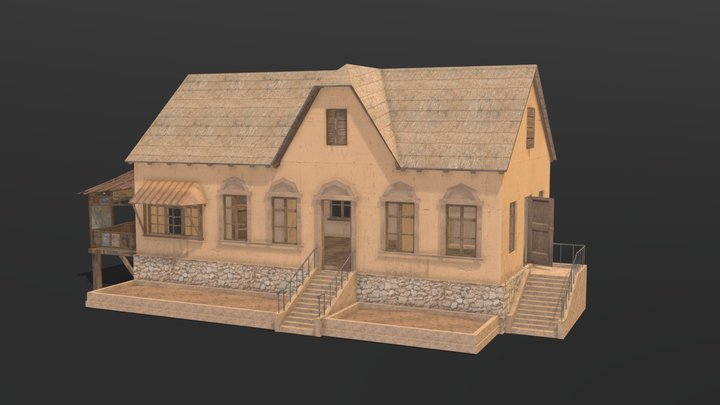 old house 3D Model