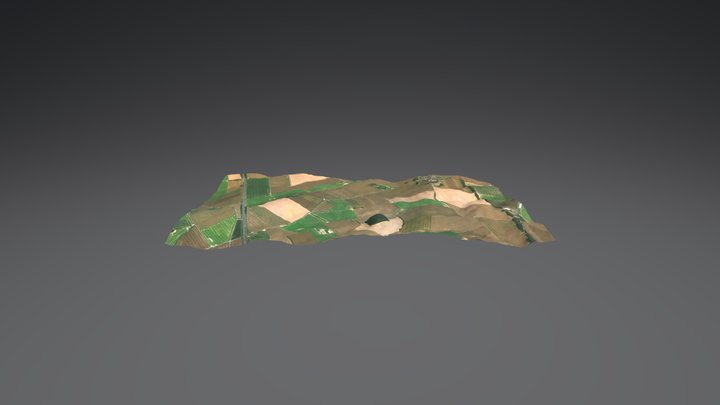 Bellenglise Tunnel & countryside 3D Model