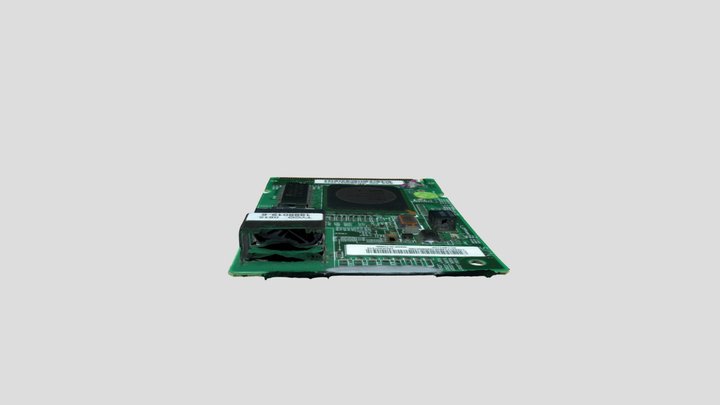 SAS Expansion board. PCB 3D Model